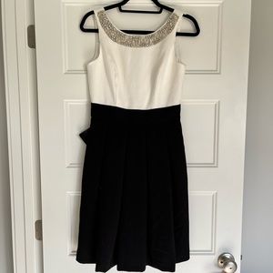 Black and white dress
